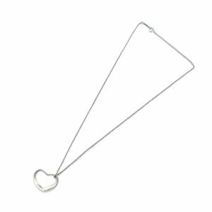 TIFFANY&Co. オープンハート ネックレス アクセサリー ペンダント ロゴ Silver925 シルバー色 GY11 /MQ