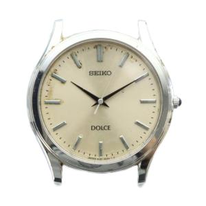 ジャンク品 ドルチェ DOLCE 腕時計 ウォッチ ケースのみ クォーツ ロゴ シルバー色 8J41-8010