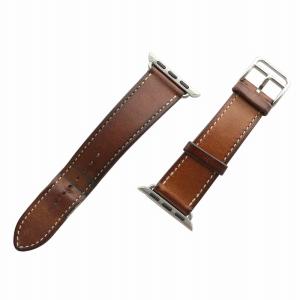 アップルウォッチ Apple Watch 腕時計 革ベルト バンド レザー 38mm 茶色 ブラウン /XZ