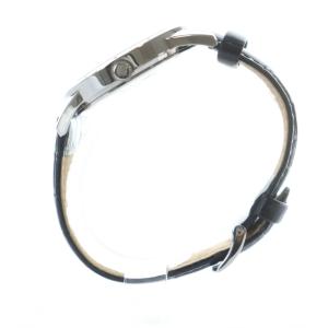 Disney AUTHENTIC ORIGINAL 腕時計 ウォッチ クォーツ ミッキー ロゴ レザーベルト シルバー色