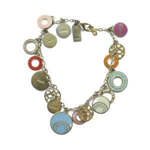 ブレスレット アクセサリー バングル ロゴ ラウンド チェーン ゴールド色 GY11 /MQ