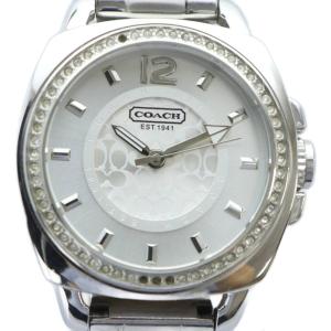 CA.43.7.14.0483S 腕時計 ウォッチ クォーツ ラウンド ロゴ ラインストーン シルバー色