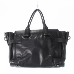 COACH ハンドバッグ 2way ショルダーバッグ レザー 革 ターンロック ロゴ刻印 紺 ネイビー /CK5 GY11
