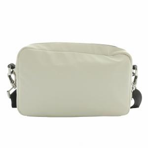 DIESEL ショルダーバッグ PVC Wファスナー ロゴ 白 ホワイト シルバー色 X07348 /XZ GY18