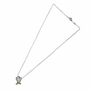 TIFFANY&Co. ラビングハート ネックレス アクセサリー ペンダント ロゴ Silver925 シルバー色 GY11 /MQ