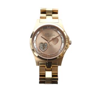MARC by MARC JACOBS 腕時計 ウォッチ 自動巻き ロゴ スケルトン ハート ゴールド色 MBM9710 GY18 /MQ