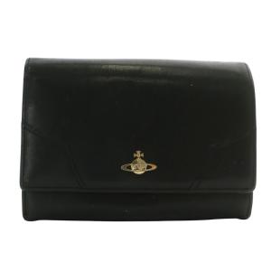 財布 二つ折り オーブ ブラック