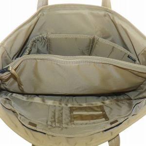 PORTER 吉田カバン トートバッグ ハンド ナイロン オープントップ ロゴ 茶色 ブラウン /XZ GY18