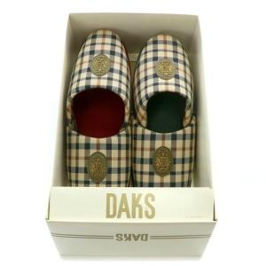 スリッパセット 2点セット チェック柄 赤 レッド 緑 グリーン ベージュ DK-2L /MP GY18