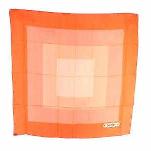 スカーフ バンダナ 絹 シルク ロゴ ピンク /MP GY18