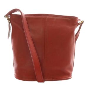 オールドコーチ USA製 ショルダーバッグ レッド 0197 028