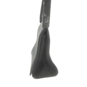 GUCCI ハンドバッグ ワンハンドル レザー 革 フラップ ロゴ 黒 ブラック /AH6 GY13