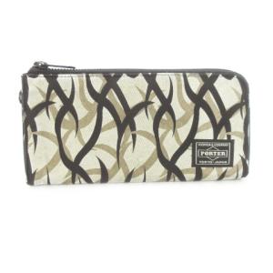 吉田カバン GHILLIE 長財布 ロングウォレット 小銭入れあり キャンバス カモフラ 迷彩柄 総柄