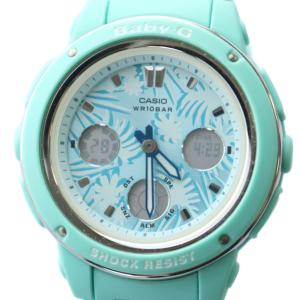 ベビージー Baby-G 腕時計 ウォッチ クォーツ アナデジ ロゴ 緑 グリーン BGA-150F GY18