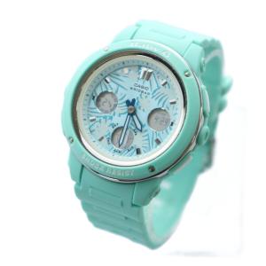CASIO ベビージー Baby-G 腕時計 ウォッチ クォーツ アナデジ ロゴ 緑 グリーン BGA-150F GY18