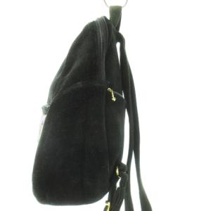 FEILER リュックサック デイパック シュニール織り 花柄 ロゴ 黒 ブラック /CK12 GY11