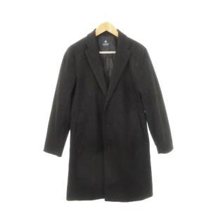 チェスターコート ロングコート S 黒 ブラック /AH12 GY11