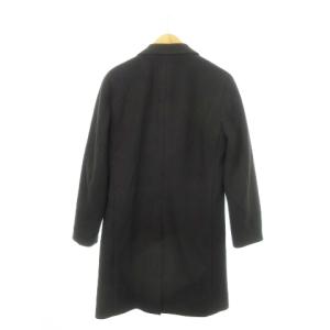 nano universe チェスターコート ロングコート S 黒 ブラック /AH12 GY11