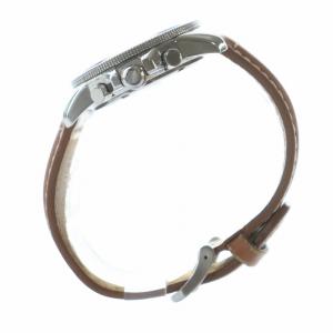 SEIKO 腕時計 ソーラー デイト カレンダー付き クロノグラフ レザーベルト V172-0AG0