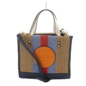 CA291 デンプシー トート 22 ウィズ コーチ パッチ ショルダーバッグ 2WAY ハンド ロゴ