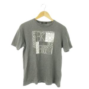 半袖Tシャツ クルーネック コットン プリント ロゴ 3 L グレー /AO17 GY11