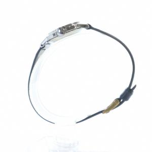 TIMEX 腕時計 ウォッチ 白文字盤 手巻き ラウンド レザーベルト シルバーカラー 銀色 /MQ GY11