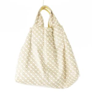 トートバッグ ハンドバッグ ソフティ ロゴ 総柄 黄 イエロー /CK35 GY18