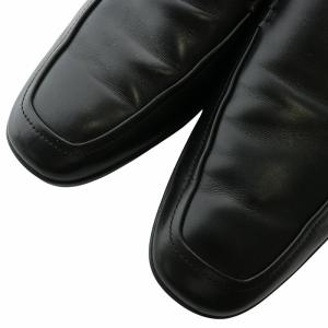 TOD'S ローファー ビジネスシューズ レザー スクエアトゥ 7.5 26.5cm 黒 ブラック /XZ GY18