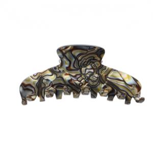 ヘアアクセサリー ヘアクリップ ロゴ 総柄 マルチカラー GY18 /MQ