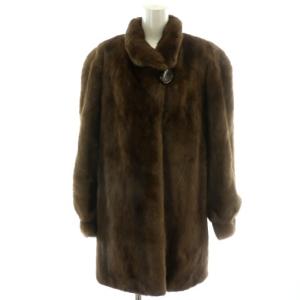銀サガ Josephine ミンクファー コート 9号 ブラウン