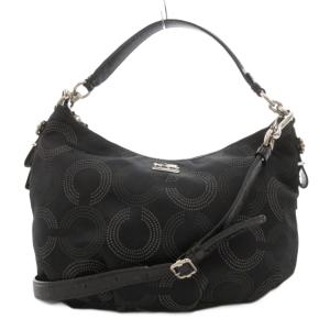 15929 マディソン ドッテッド オプアート コンバーチブル ホーボー ハンドバッグ ショルダー 2WAY