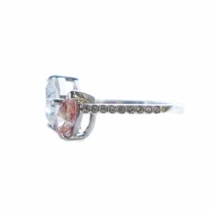 SWAROVSKI 指輪 リング クリスタル 52 11号 白 ホワイト 2石 /MQ GY18