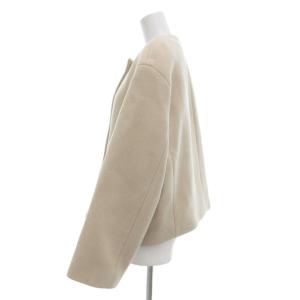 23区 22AW ウール カシミヤ ビーバー チェスター コート 38 ベージュ /UO GY18