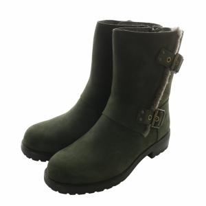 W NIELS ムートンブーツ サイドジップ US7