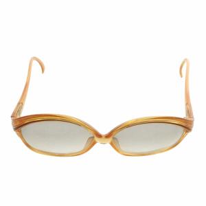 Christian Dior 眼鏡 サングラス セルフレーム グラデーション ラウンド ラメ CDロゴ オレンジ 2095 /XZ GY11