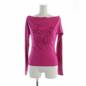 カットソー オフショル 長袖 ロゴ刺繍 ボートネック 36 S ピンク SKOL45100 GY17 /MQ