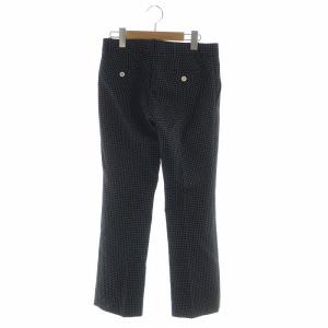 GUCCI パンツ スラックス ドット柄 水玉柄 モヘア混 36 XS 紺 ネイビー GY17 /MQ