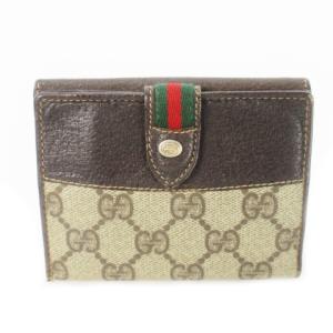 二つ折り財布 ウォレット 小銭入れあり レザー 革 PVC GG柄 インターロッキング シェリーリライン