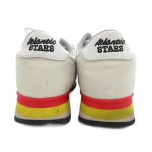 Atlantic Stars ローカット スニーカー ビブラムソール メッシュ スエード 42 白 ホワイト アイボリー 1041-145