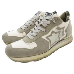 スニーカー シューズ ローカット 星 スエード 42 カーキ /AE GY18