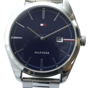 腕時計 ウォッチ クォーツ カレンダー付き 青文字盤 ロゴ シルバー色 GY18 /MQ