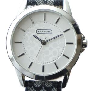 腕時計 ウォッチ クォーツ シグネチャー 白文字盤 ロゴ シルバー色 CA.13.7.14.0614 GY18