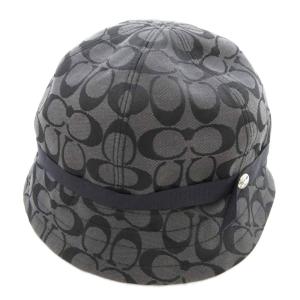バケットハット 帽子 シグネチャー リボン M L ダークグレー /AE GY18