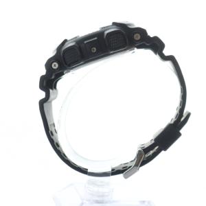 CASIO G-SHOCK 腕時計 ウォッチ クォーツ アナデジ 黒文字盤 ロゴ カレンダー付き デイト 黒 ブラック GA-100CB