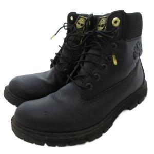 ワークブーツ シューズ ロゴ ショート 25.5?p 黒 ブラック /AE GY18