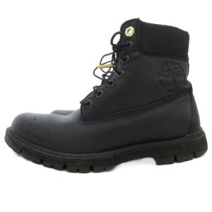 Timberland ワークブーツ シューズ ロゴ ショート 25.5?p 黒 ブラック /AE GY18