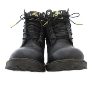 Timberland ワークブーツ シューズ ロゴ ショート 25.5?p 黒 ブラック /AE GY18