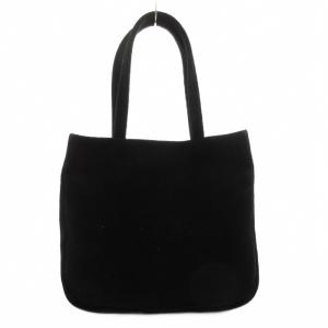 FEILER ラビリンス ハンドバッグ トート 肩掛け 花柄 シェニール織 ロゴ 黒 ブラック /GV GY18