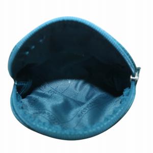 Longchamp 小銭入れ コインケース 小物入れ レザー ロゴ 型押し 青 ブルー /XZ GY18