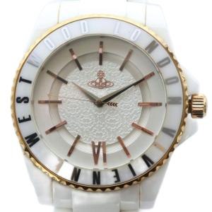 腕時計 クォーツ オーブ 白文字盤 ホワイト VV048RSWH